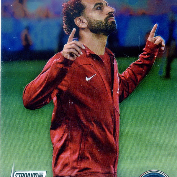 Cromo Trading Card Fútbol-Mohamed Salah-Liverpool FC-Topps Stadium