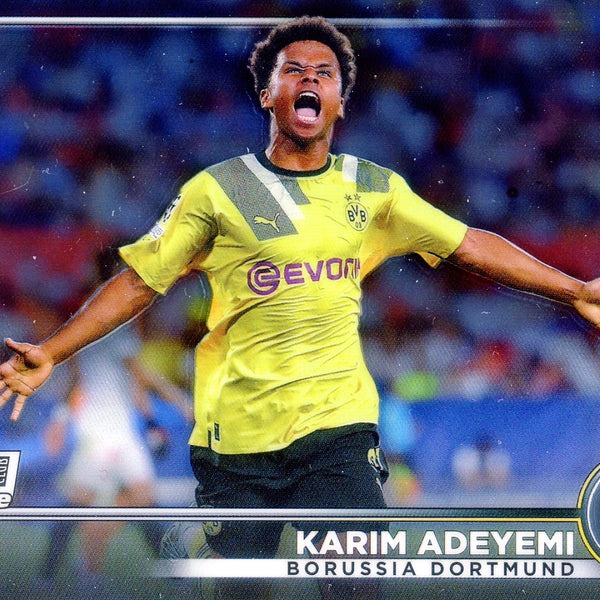 Cromo Trading Card Fútbol-Karim Adeyemi-Borussia Dortmund-Topps