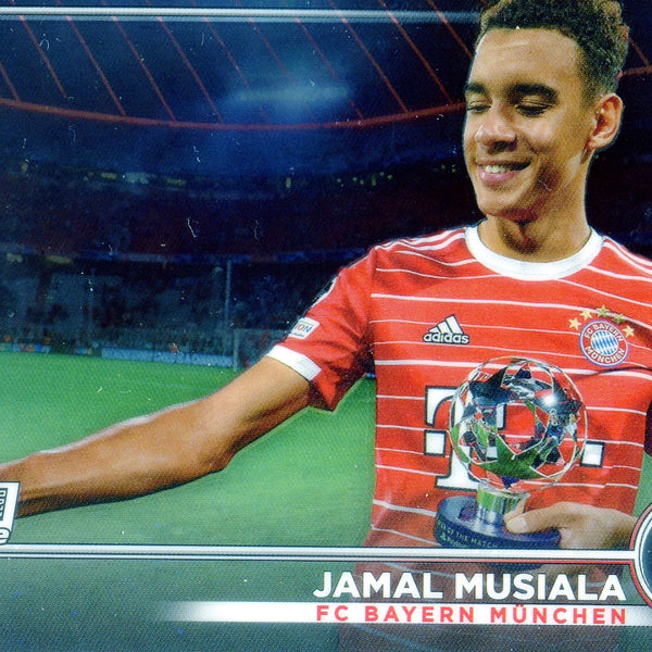Soccer Trading Card-Jamal Musiala-FC Bayern Munich-Topps Stadium